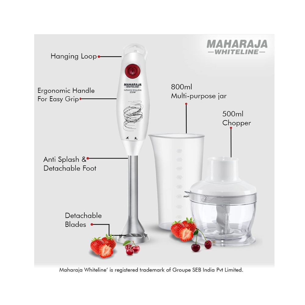 Maharaja Whiteline Turbomix King Plus Hand Blender