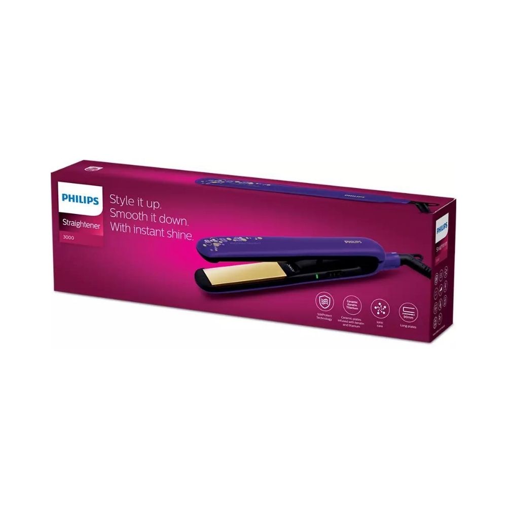 Philips BHS397/00 Hair Straightener  (Purple)