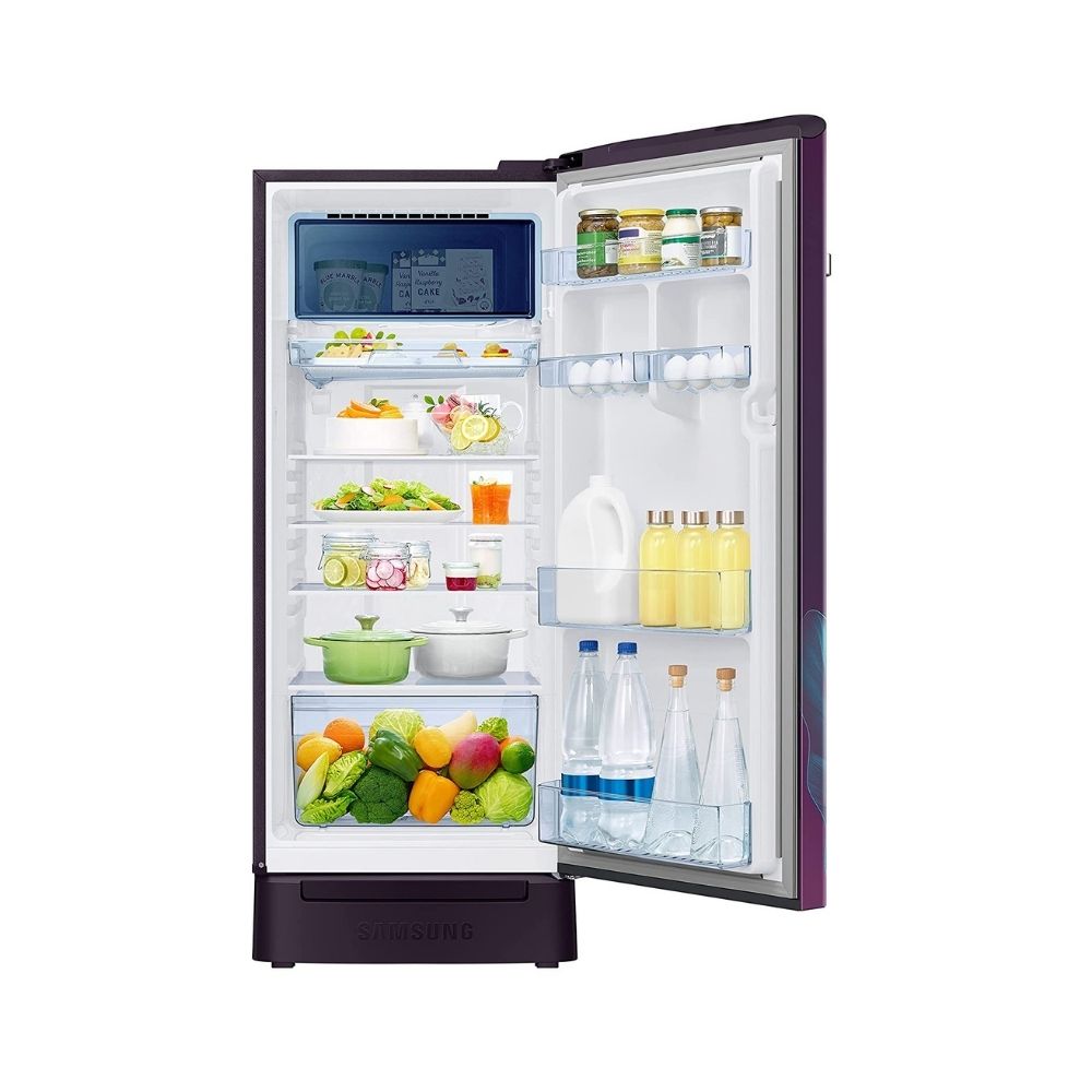 Samsung 225 L 3 Star Direct Cool Single Door Refrigerator Paradise Bloom Purple (RR23A2F2Y9R)