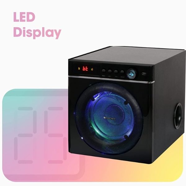 Zebronics Zeb-Cube 5 Home Theater Speaker with Subwoofer, 100W, 4.1 Channel
