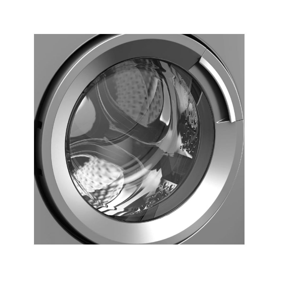 Voltas Beko 7 Kg 5 Star Fully Automatic Front Load Washing Machine (SteamWash, WFL7010VTSS, Grey)