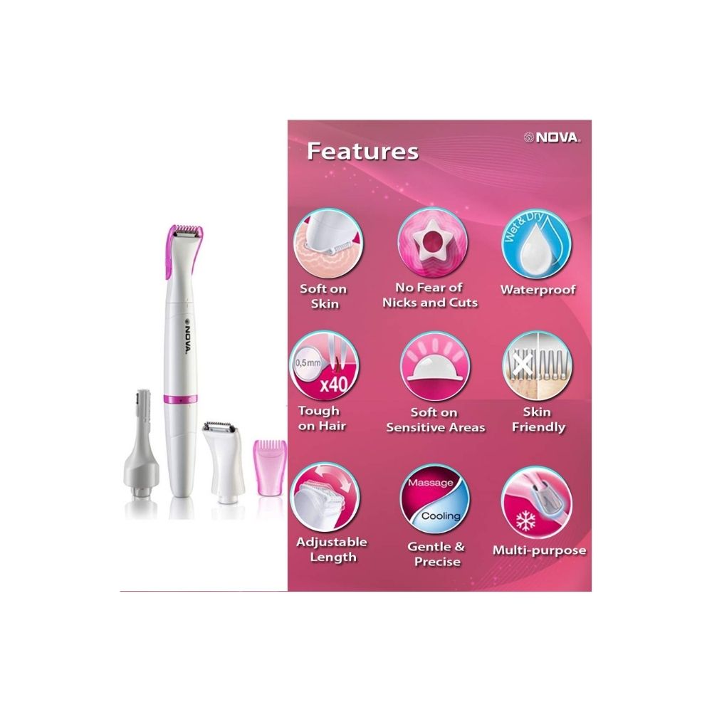 Nova NLS 530 Sensi-Trim Bikini & Facial Trimmer for Women