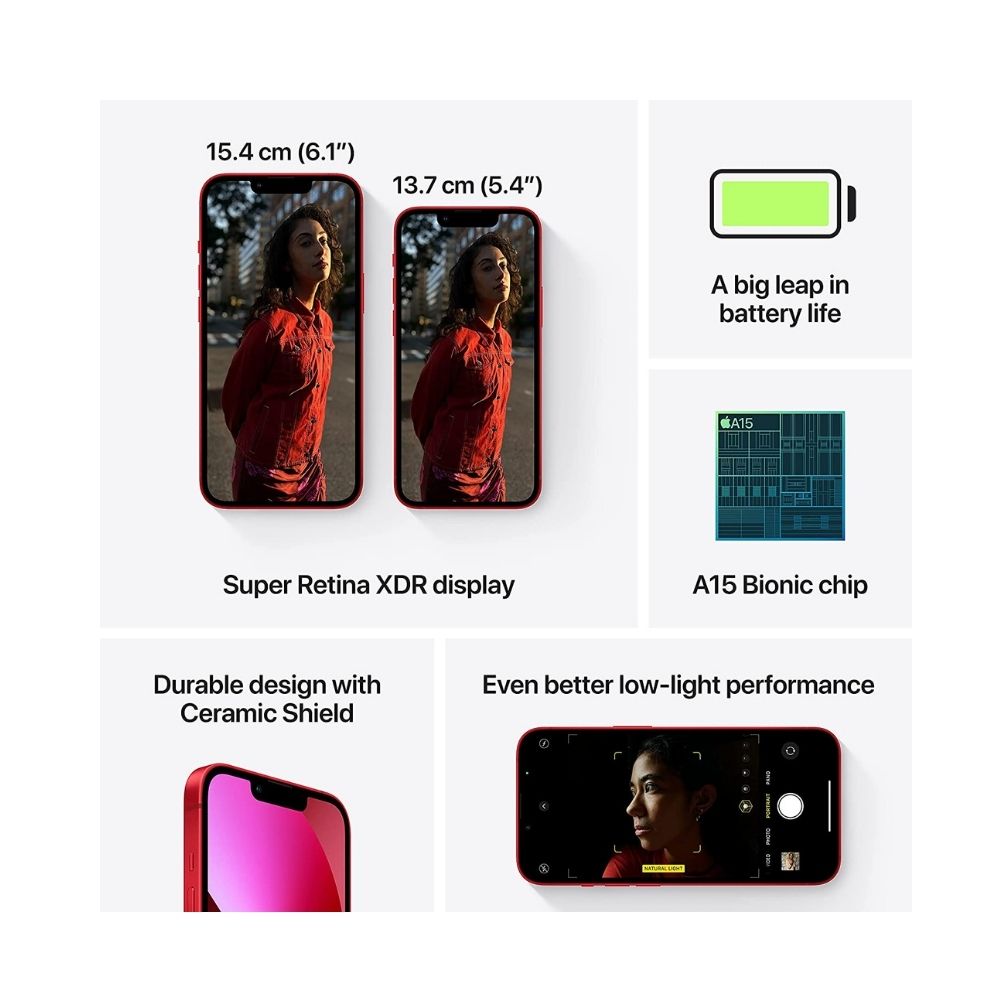 Apple iPhone 13 (RED, 128 GB)