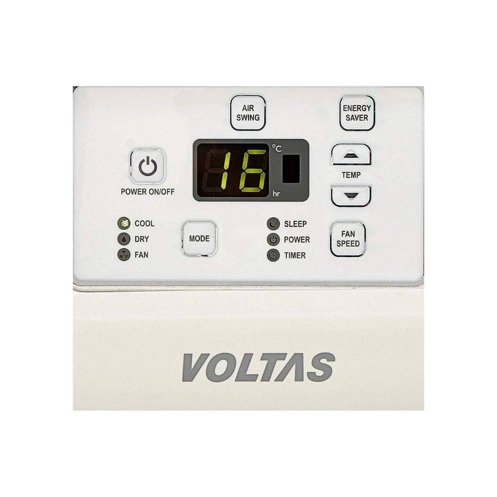 Voltas 2 Ton 2 Star Window AC - White (242 LZH, Copper Condenser)