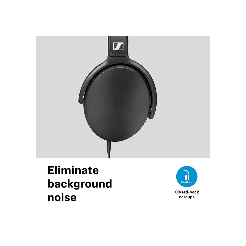 Sennheiser HD 400s Wired Over The Ear Headphone with Mic (Black)