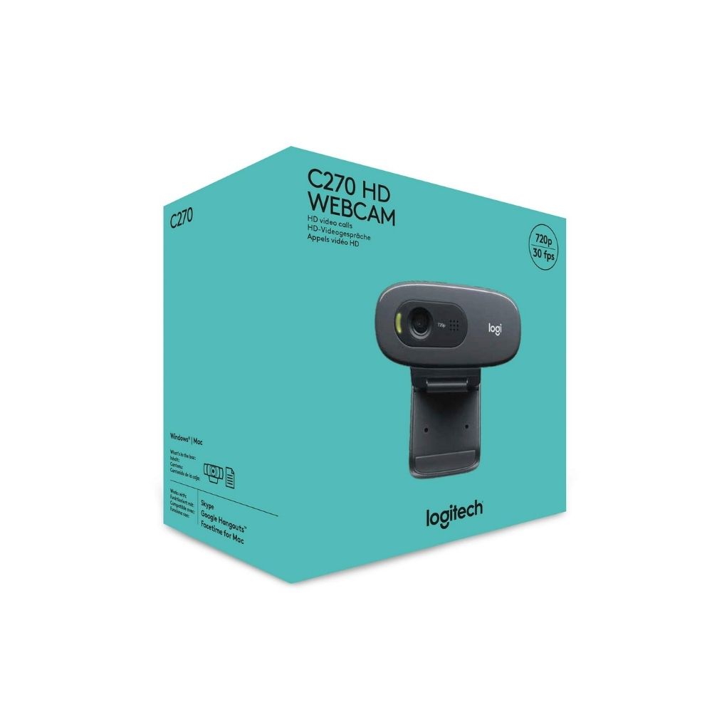 Logitech Webcam HD C270 Black