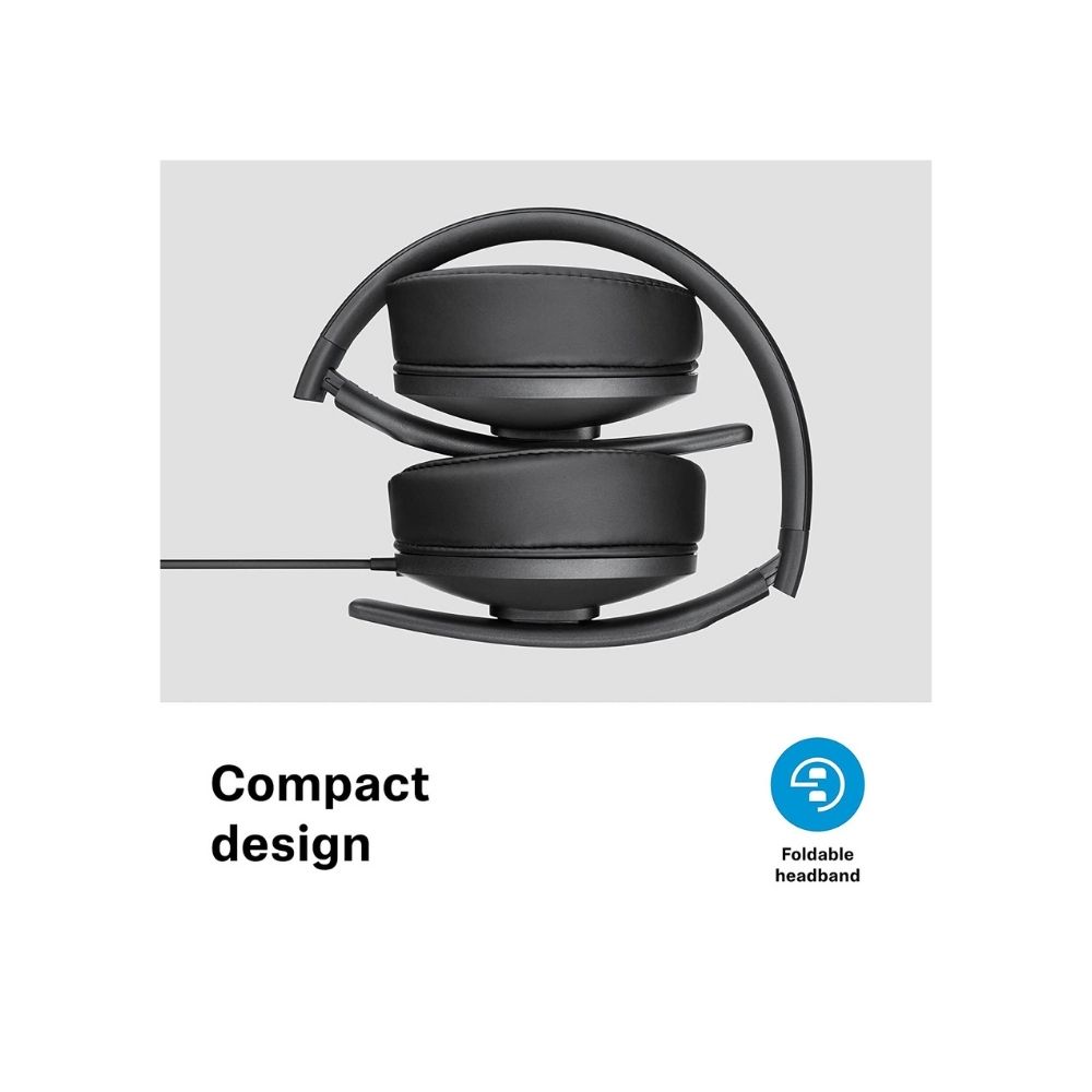 Sennheiser HD 300 Wired without Mic Headset (Black, On the Ear)
