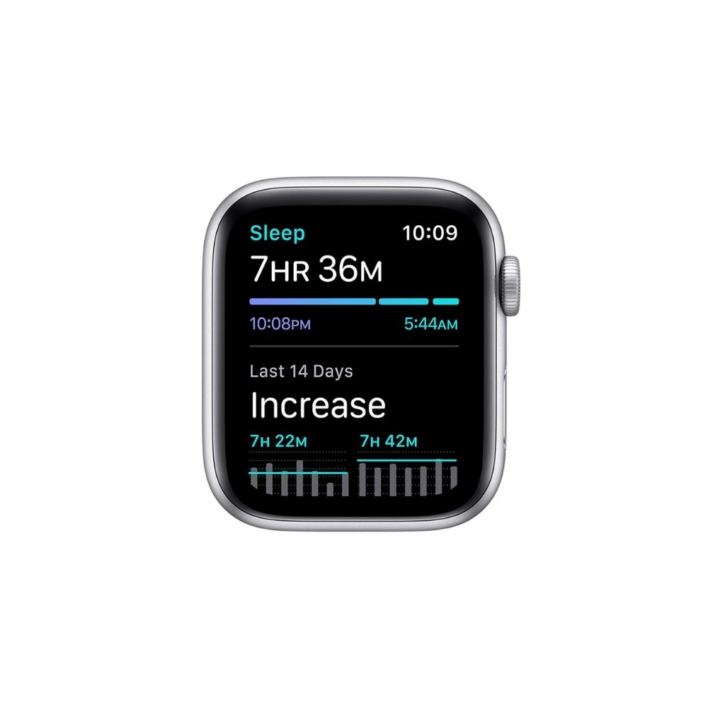 Apple Watch SE GPS + Cellular MYEV2HN/A 44 mm Silver Aluminium Case with White Sport Band