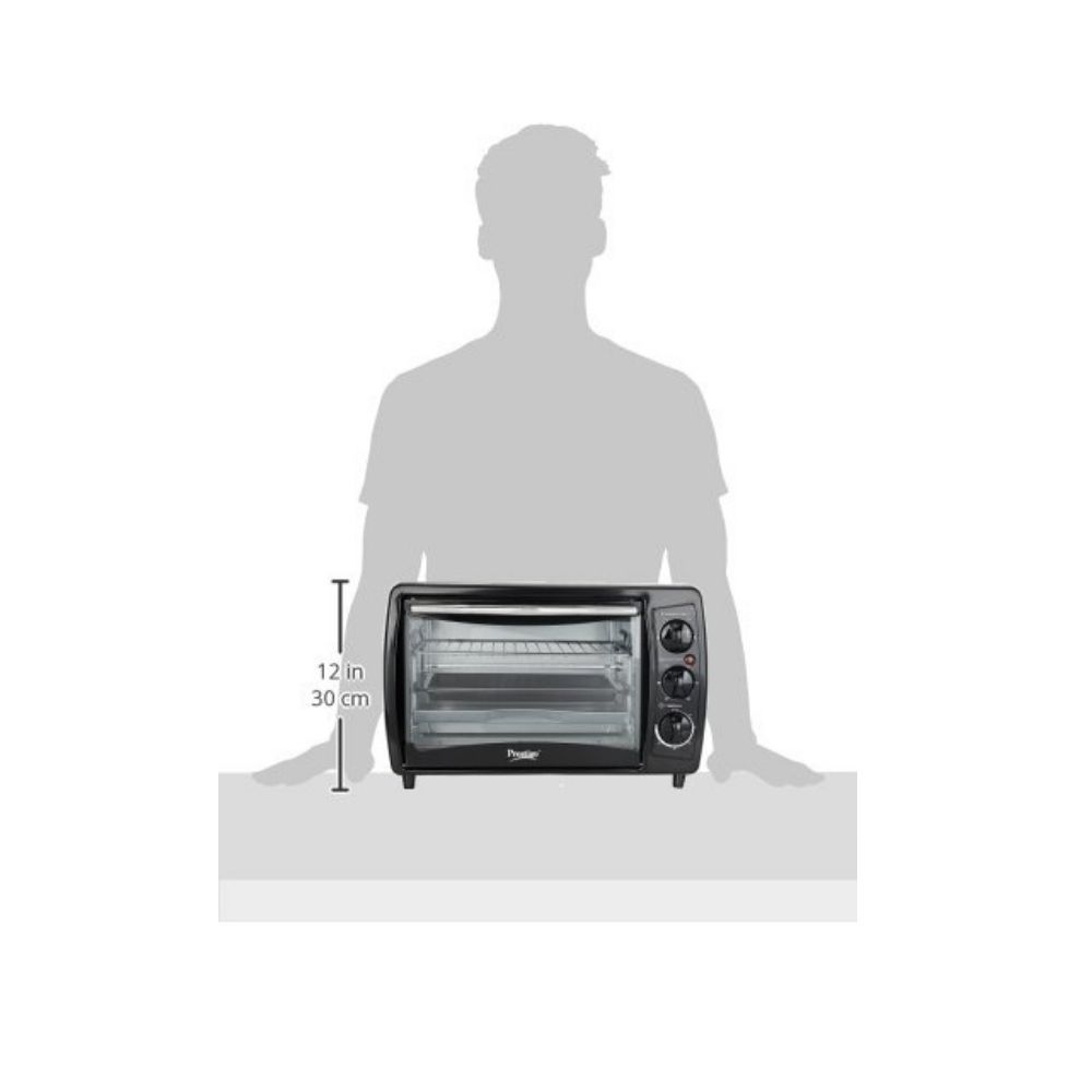 Prestige POTG 19 PCR 1380-Watt Oven Toaster Grill Black
