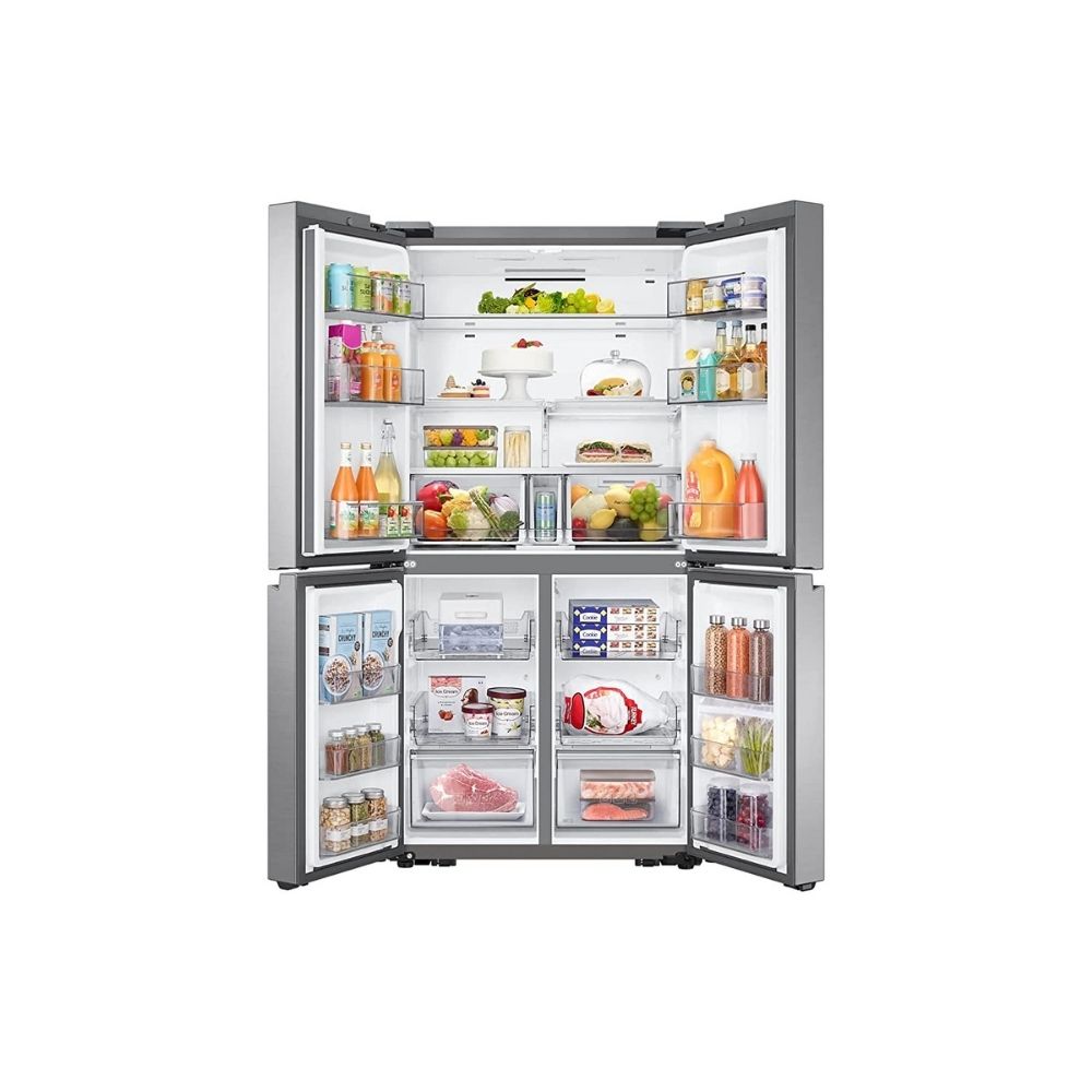 Samsung 705 L Dual Flex Zone Flex CrisperTM Frost Free Digital Inverter French Door Refrigerator (RF70A90T0SL/TL, Real Stainless)