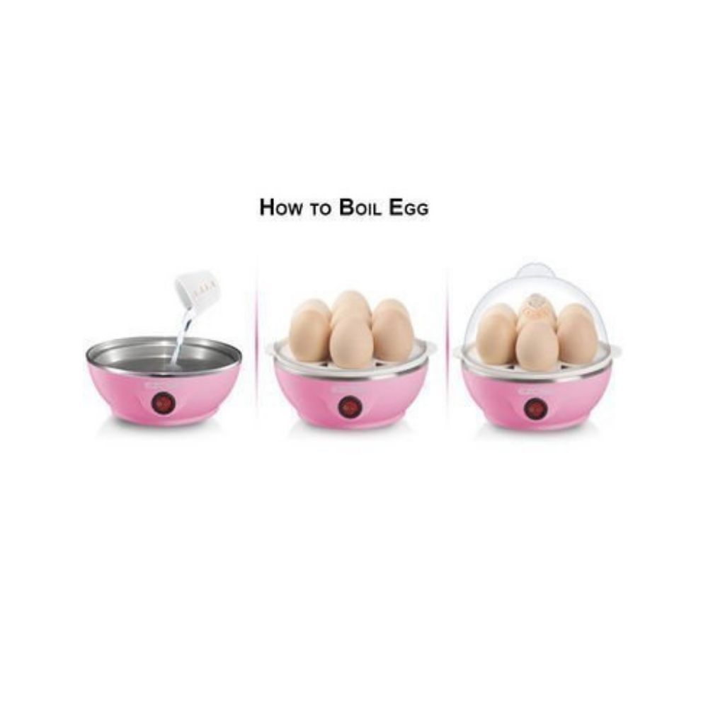 Simxen Egg Boiler Electric Automatic Off 7 Egg Poacher for Steaming, Cooking Also Boiling and Frying