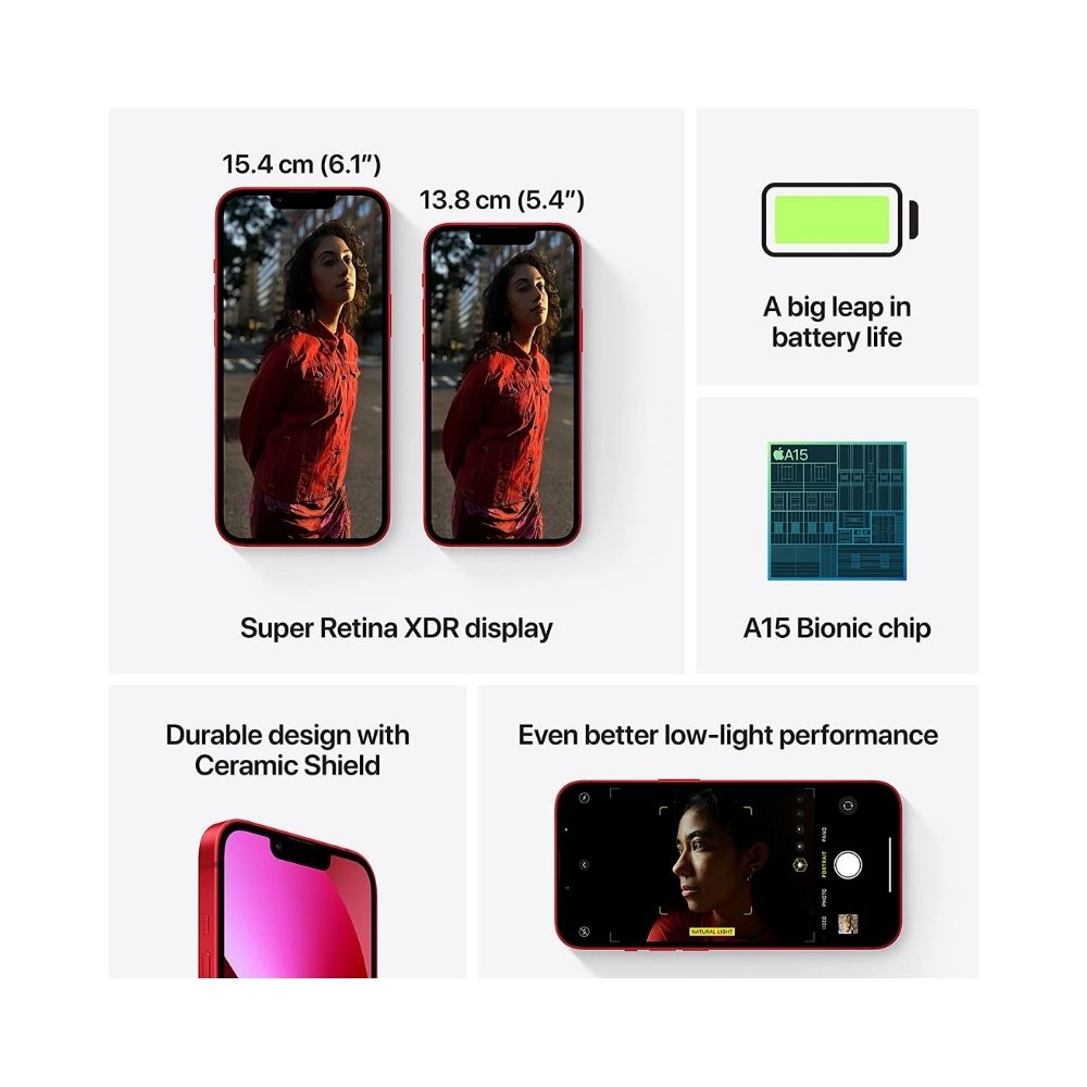 Apple iPhone 13 Mini (RED, 128 GB)