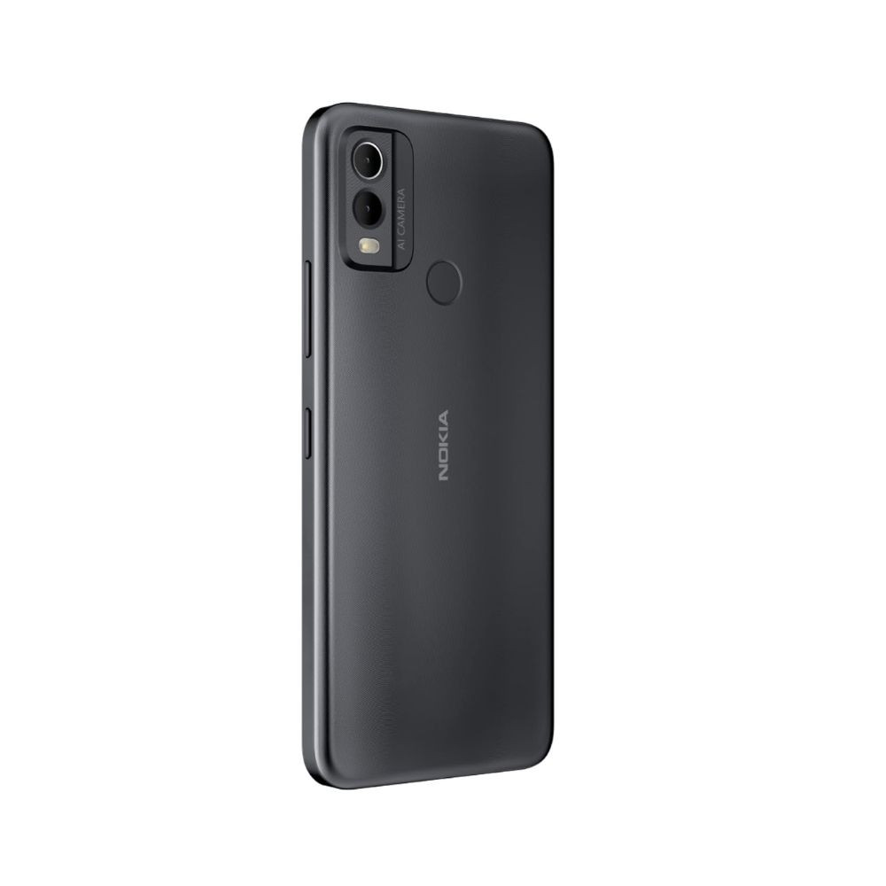 Nokia C22 | 3-Day Battery Life | 4GB RAM (2GB RAM + 2GB Virtual RAM) | 13 MP Dual Rear AI Camera with Night & Portrait Mode | IP52 | Charcoal