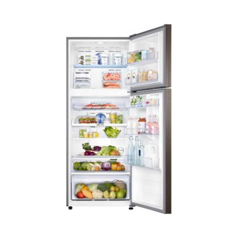 Samsung 465 L Frost Free Double Door 3 Star Convertible Refrigerator  (LUXE BROWN, RT47R625EDX/TL)