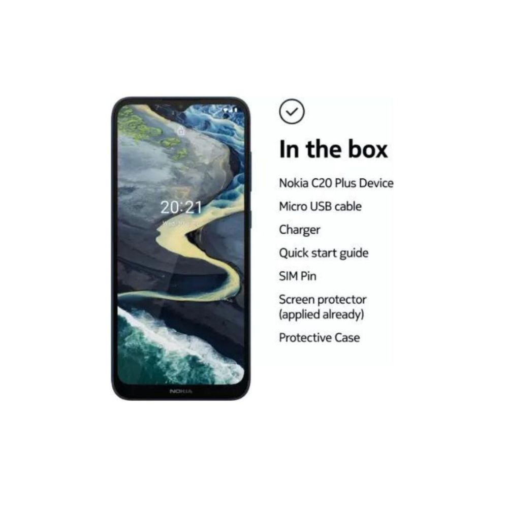 Nokia C20 Plus  (Ocean Blue, 32 GB)  (3 GB RAM)