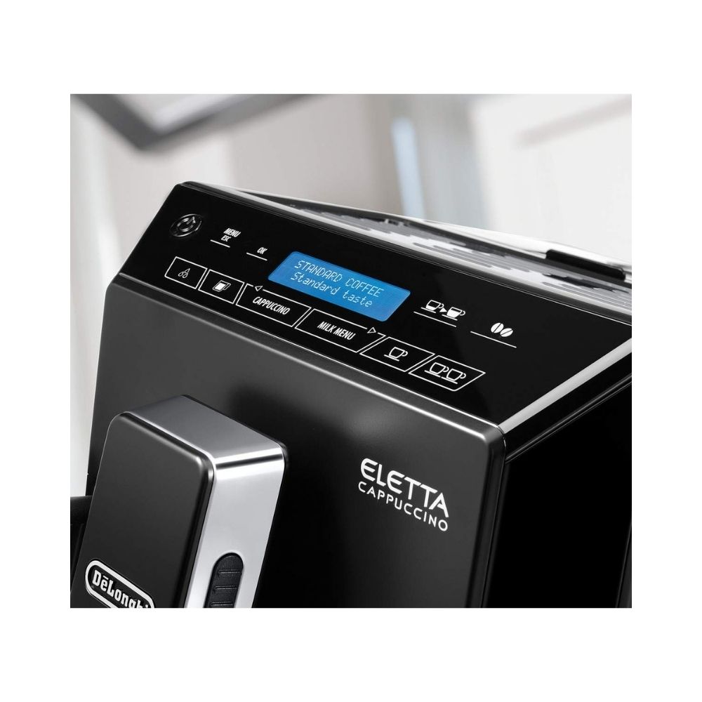 Delonghi 1450 W Fully Automatic Cappuccino Espresso Filter Coffee Maker Black ECAM44660B