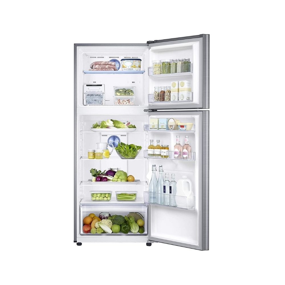 Samsung 390 L 3 Star Inverter Frost-Free Double Door Refrigerator (RT39T551ES8/TL, Brown)