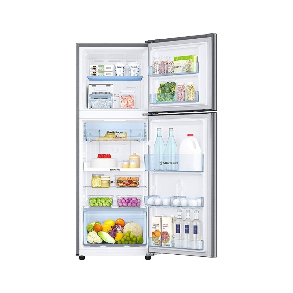 Samsung 253 L 3 Star Frost-Free Double Door Refrigerator (RT28T3453S9/HL, Refined Inox), Refined Inox(Matt Doi Metal)