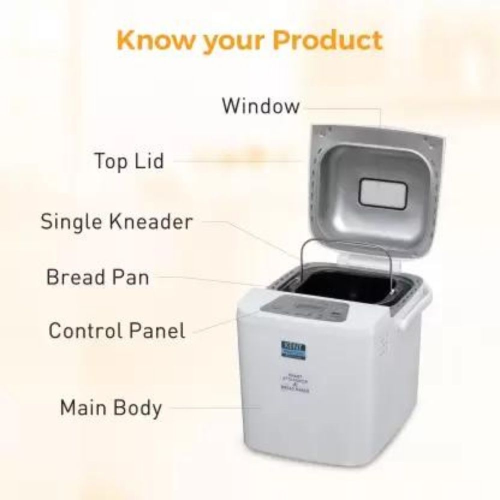 KENT 16106 Bread Maker  (White)