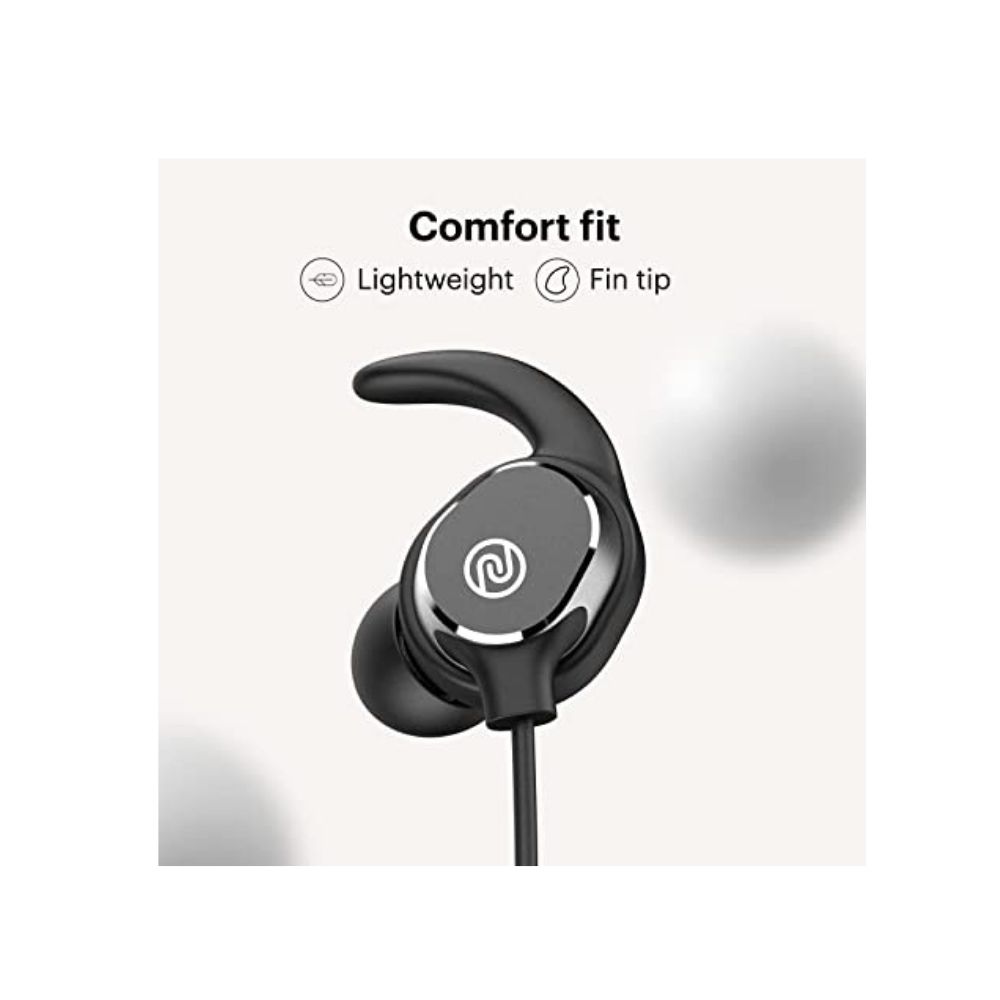 Noise Sense Bluetooth Wireless in Ear Earphones Neckband (Jet Black)