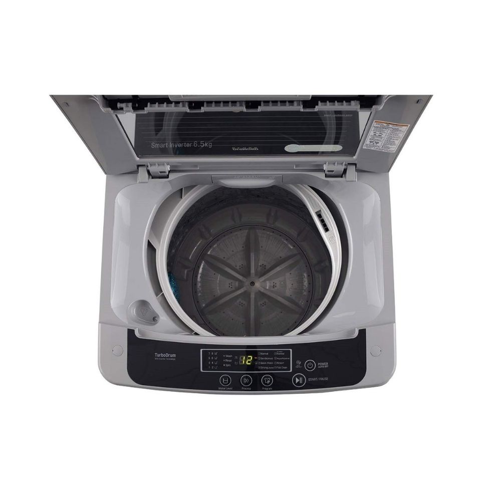 LG 6.5 Kg 5 Star Smart Inverter Fully-Automatic Top Loading Washing Machine T65SKSF1Z
