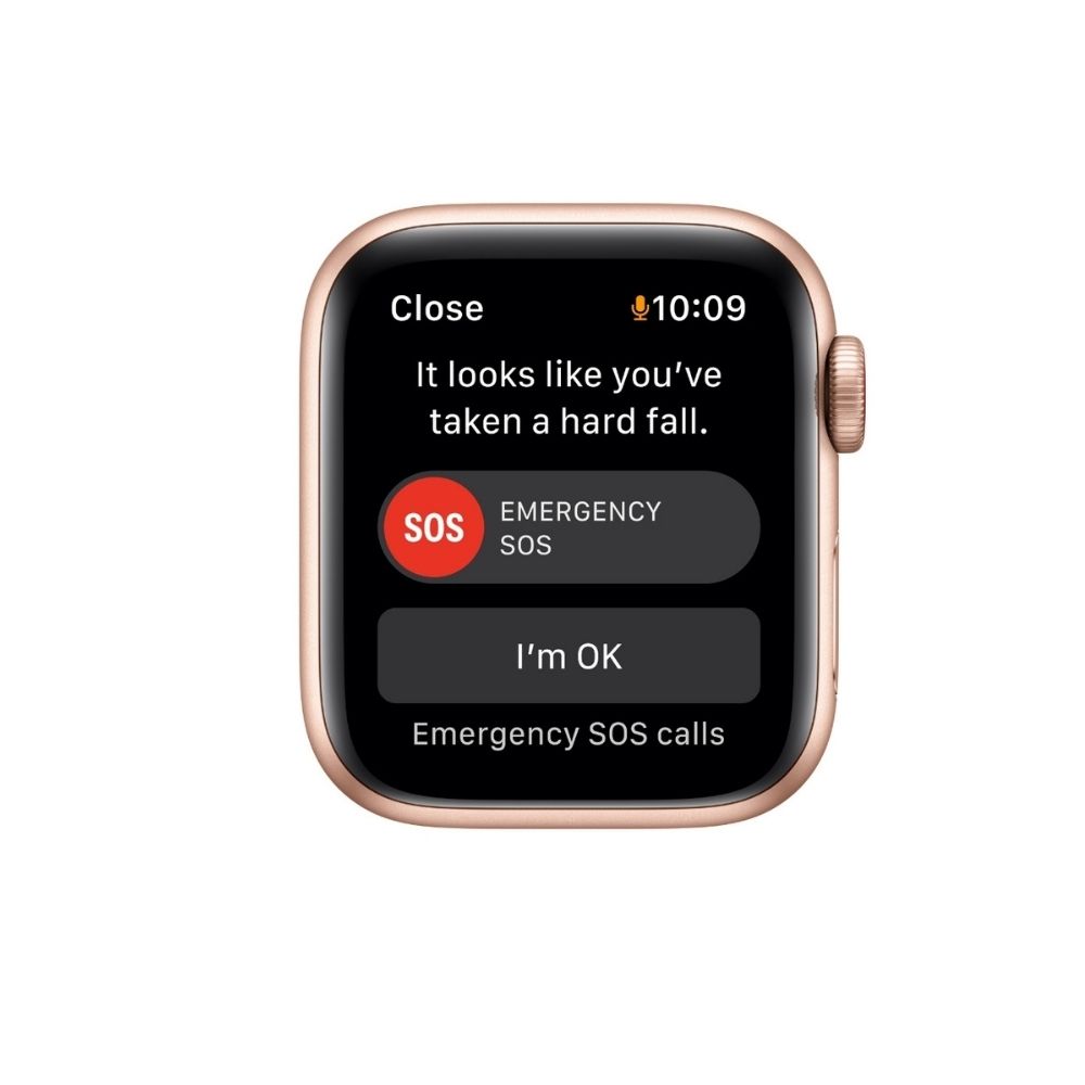 Apple Watch MKQY3HN/A  Aluminium Case  (Gold Strap, Regular)