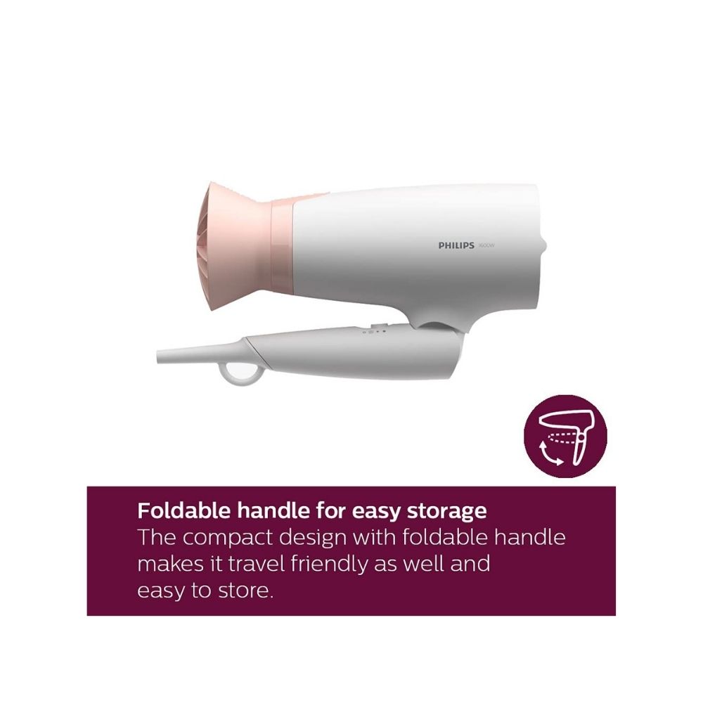 PHILIPS BHD308/30 Hair Dryer (1600 W, White)