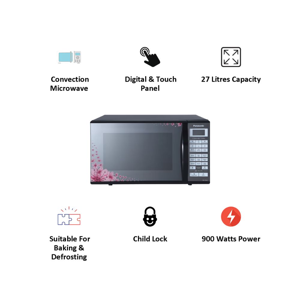 Panasonic Convection Microwave Oven 27L NN-CT64LBFDG