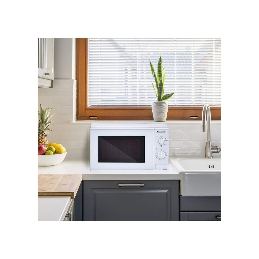 Panasonic 20L Solo Microwave Oven(NN-SM255WFDG,White)
