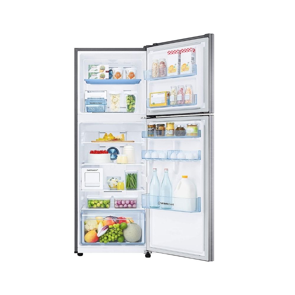 Samsung 314 L 2 Star Frost Free Double Door Refrigerator Elegant Inox (RT34A4622S8/HL)