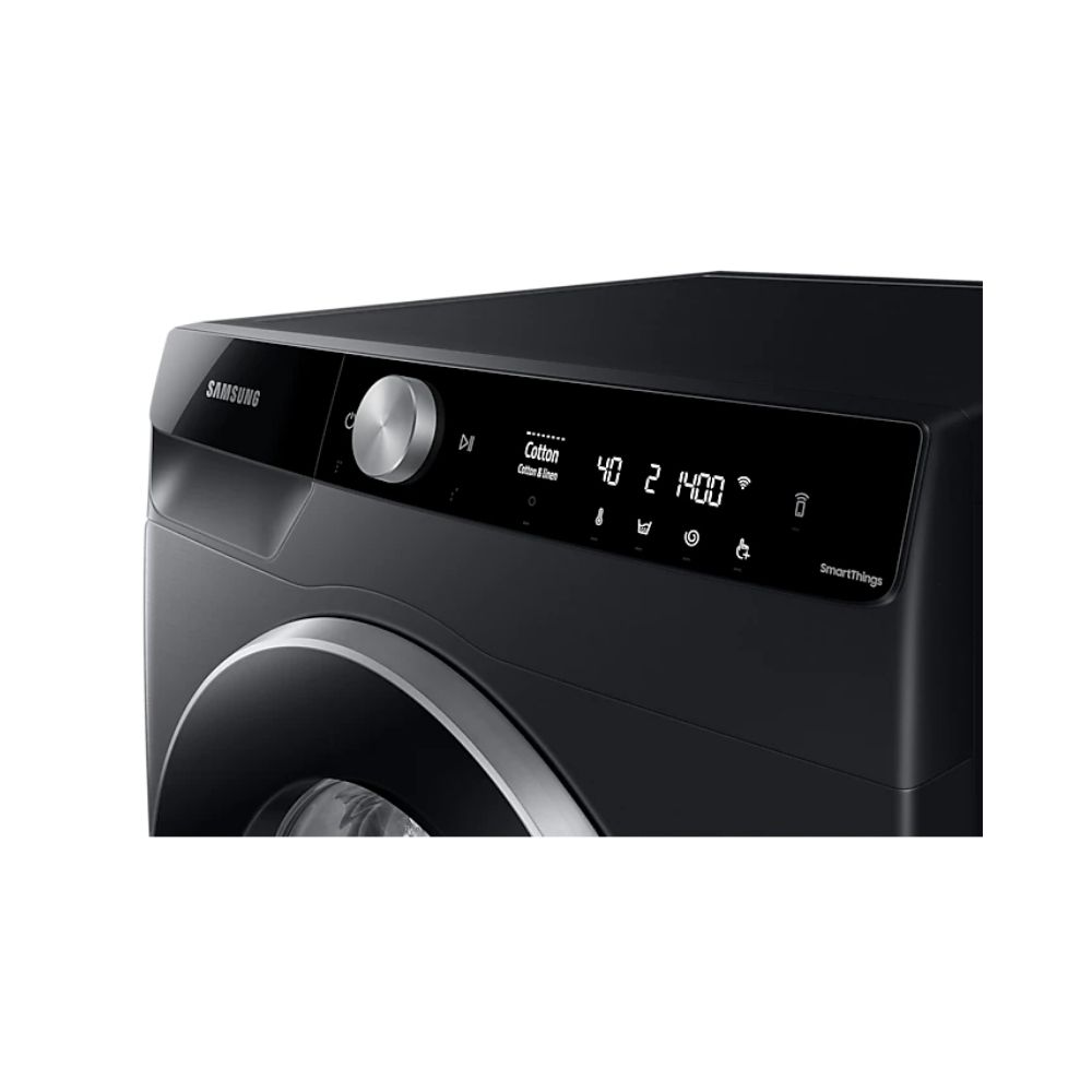 Samsung 8 KG Fully Automatic Front Load Washing Machine Black Caviar (WW80T604DLB/TL)