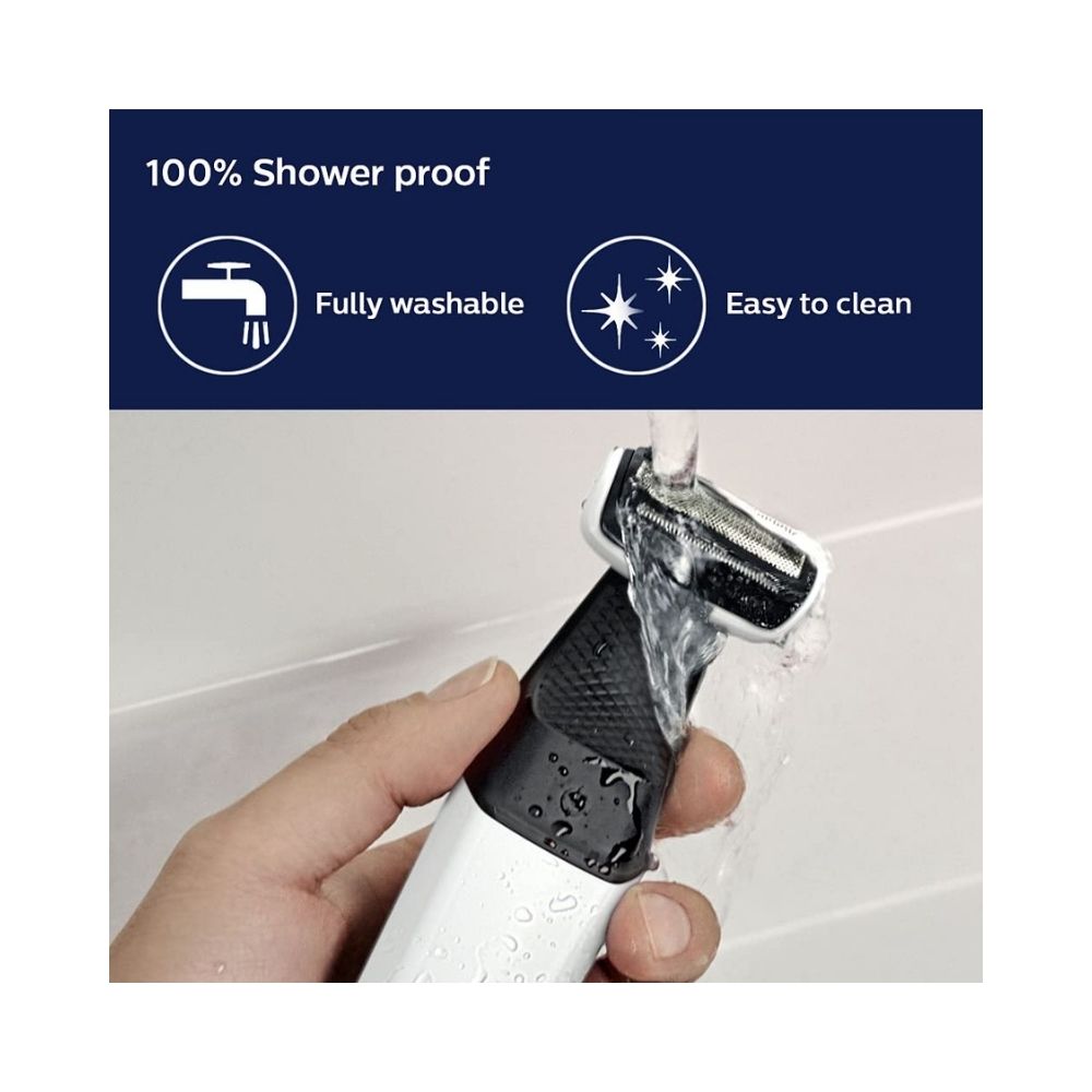 PHILIPS Body Groomer BG3005/15 Runtime: 40 min Body Groomer for Men (White, Black)