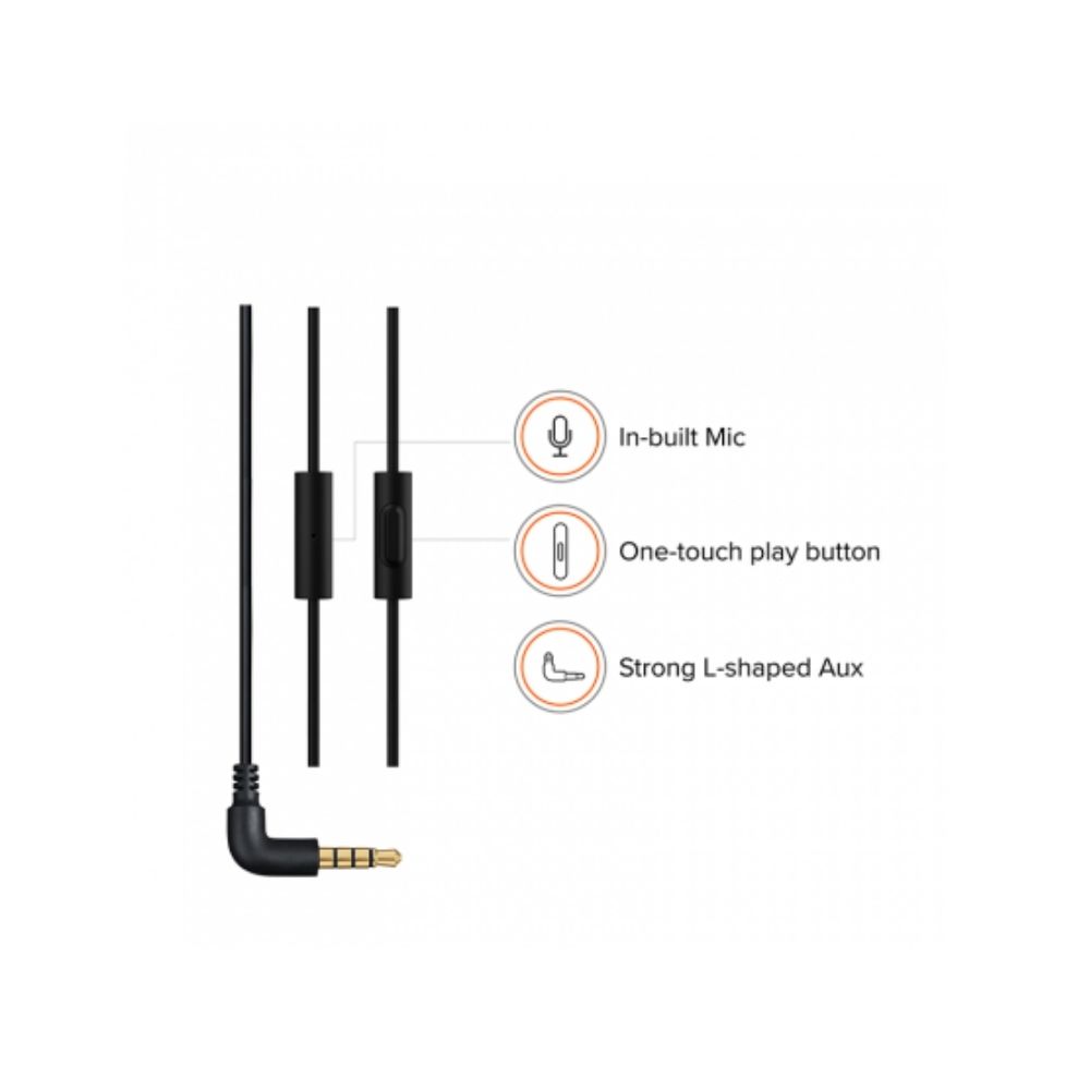 Mi Basic Wired Headset  (Blue, Black, In the Ear)