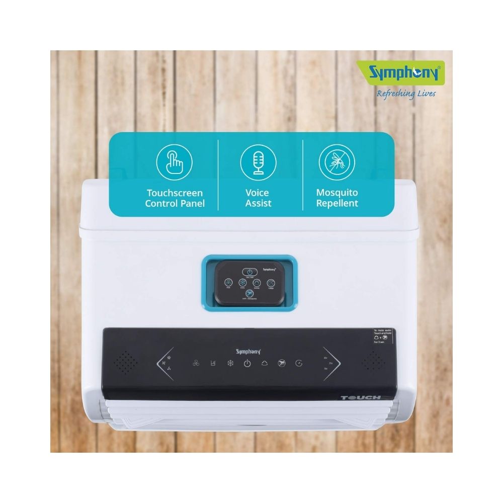 Symphony Touch Personal Cooler with Remote - 35L, White