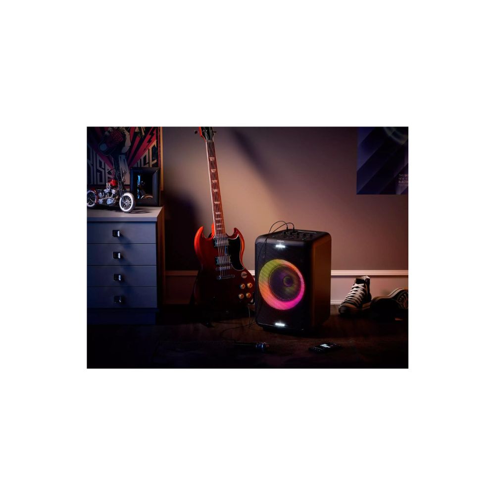 Philips Bluetooth party speaker with Up to 14 hours play time, Deep Bass, Mic and guitar inputs(TAX3206/94)