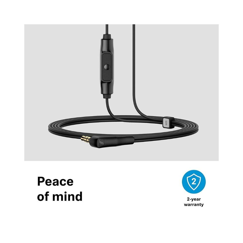 Sennheiser CX 80S Wired Headset (Black, In the Ear)