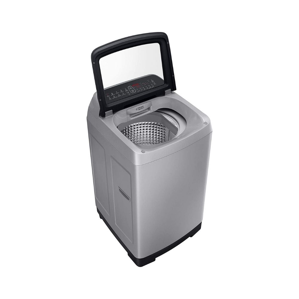 Samsung 6.5 Kg Inverter 5 starFully-Automatic Top Loading Washing Machine (WA65N4261SS/TL, Imperial Silver, Wobble technology)