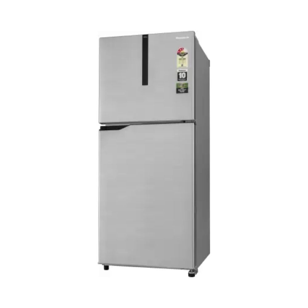 Panasonic 268 L Frost Free Double Door 3 Star Refrigerator  (Shining Silver, NR-FBG27VSS3)