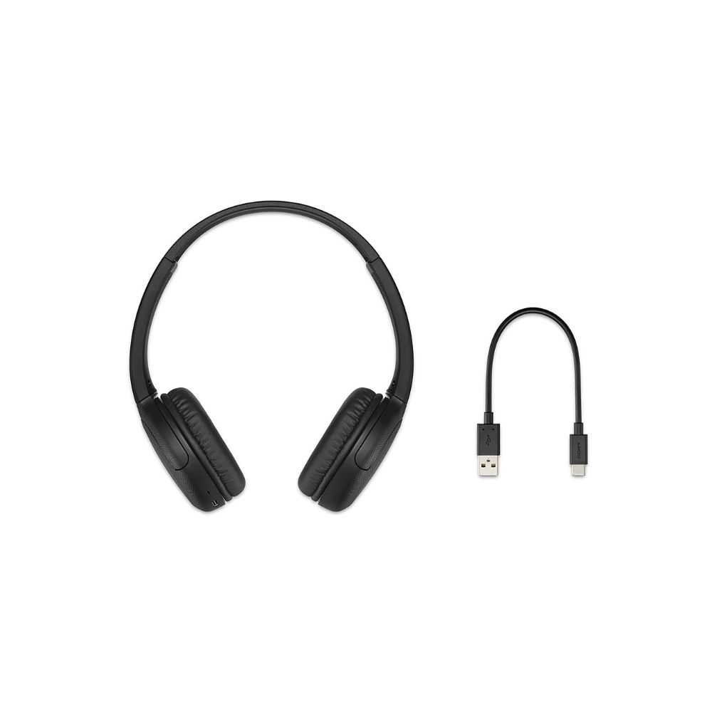 Sony WH-CH510 Bluetooth Wireless On Ear Headphones with Mic (Black)
