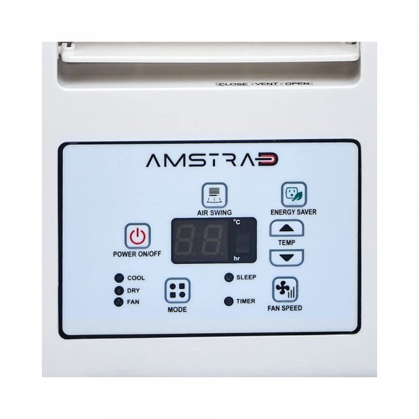 Amstrad 1.5 Ton 3 Star Window AC (Copper, Dust Filter,  AMW193E, White)