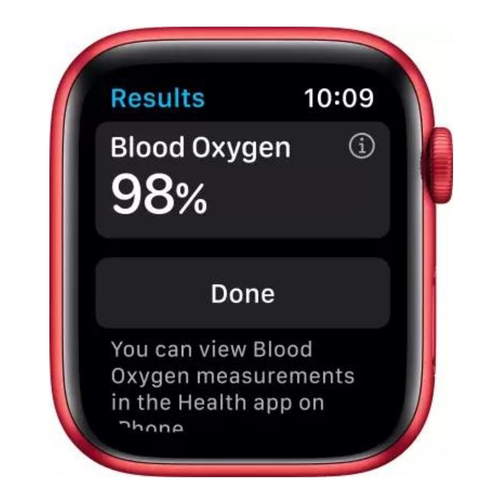 APPLE Watch Series 6 GPS M00A3HN/A 40 mm Red Aluminium Case with Product (Red) Sport Band  (Red Strap, Regular)