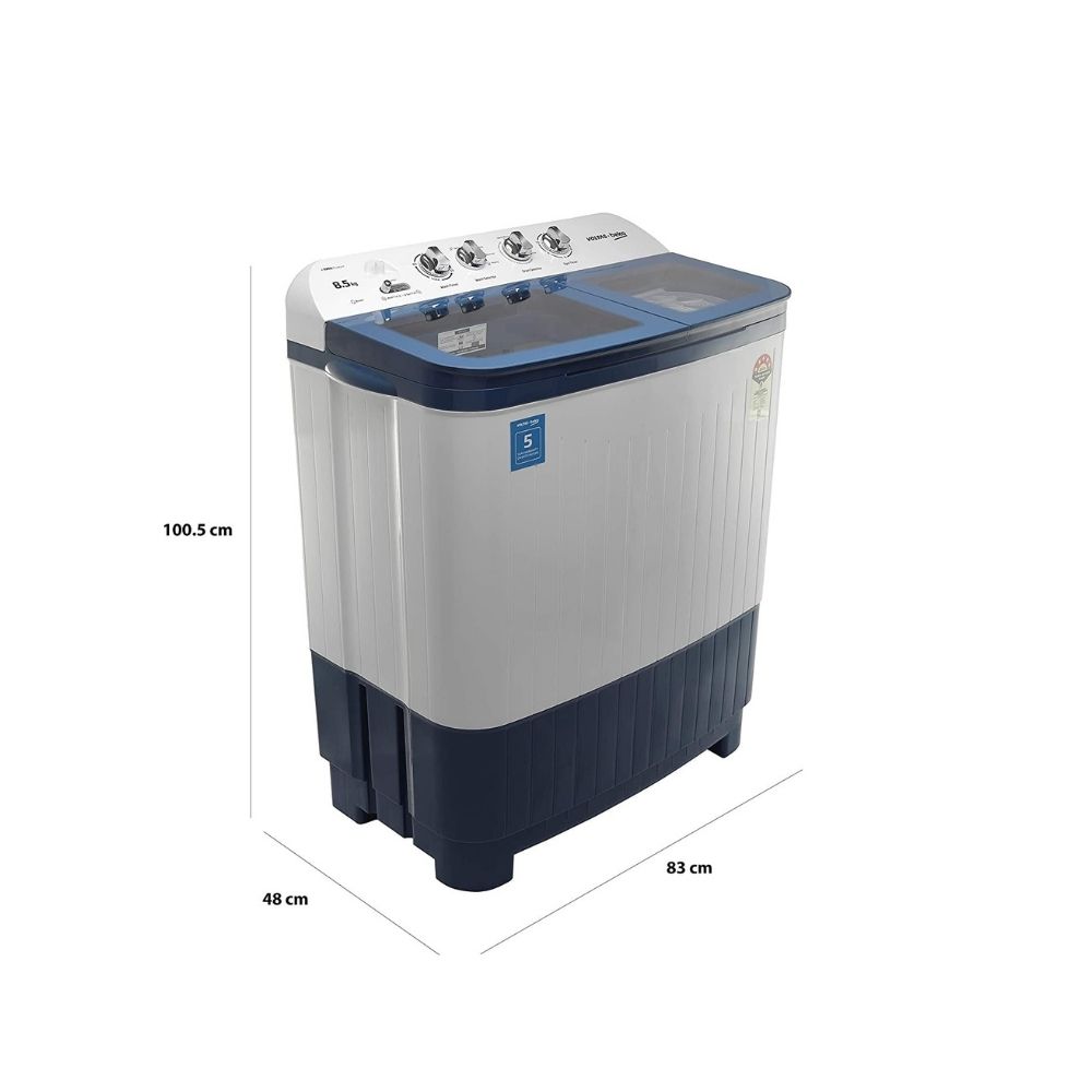 Voltas Beko 8.5 kg Semi Automatic Top Load Blue  (WTT85DBLG)