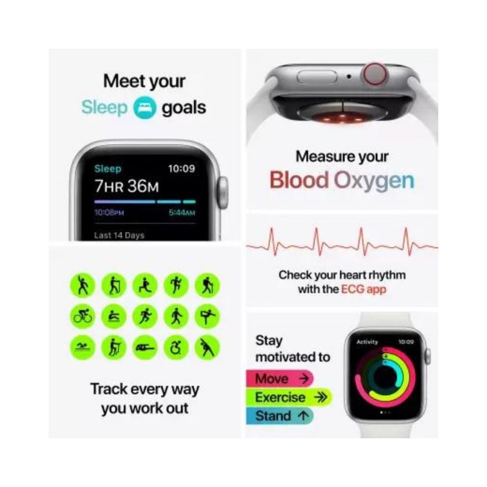 Apple Watch Series 6 GPS + Cellular, 44mm Gold Stainless Steel Case with Gold Milanese Loop M09G3HN/A