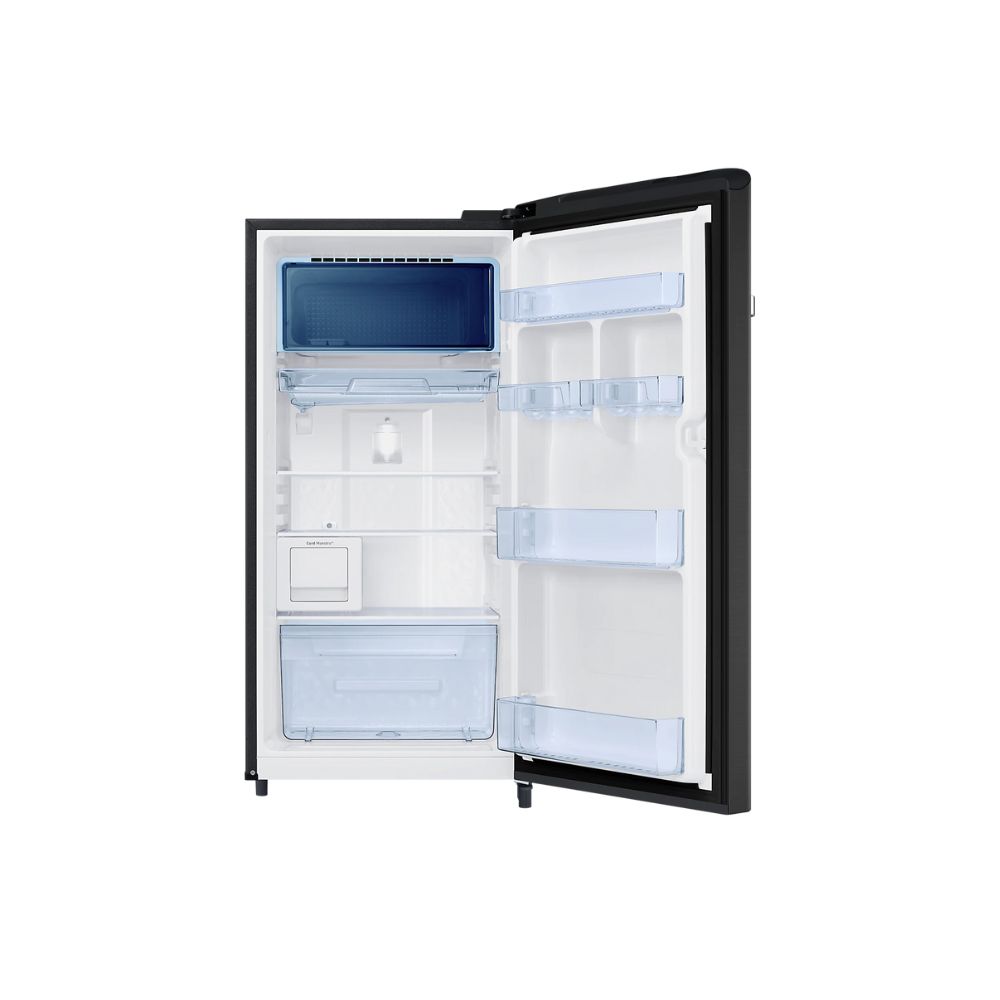 Samsung 192 L 3 Star Inverter Direct cool Single Door Refrigerator (RR21A2J2YBX/HL) Luxe Black