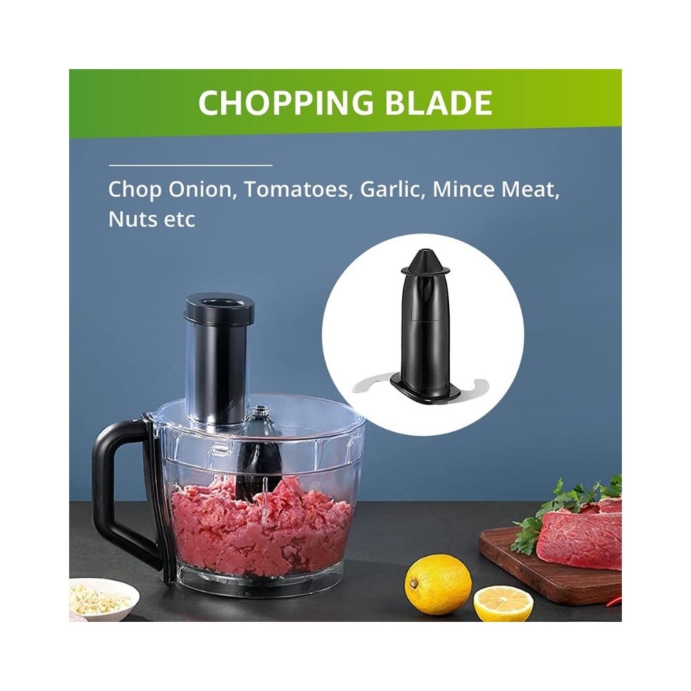 Inalsa Inox 1000 Plus 1000-Watt Food Processor with Mixer Grinder, Silver