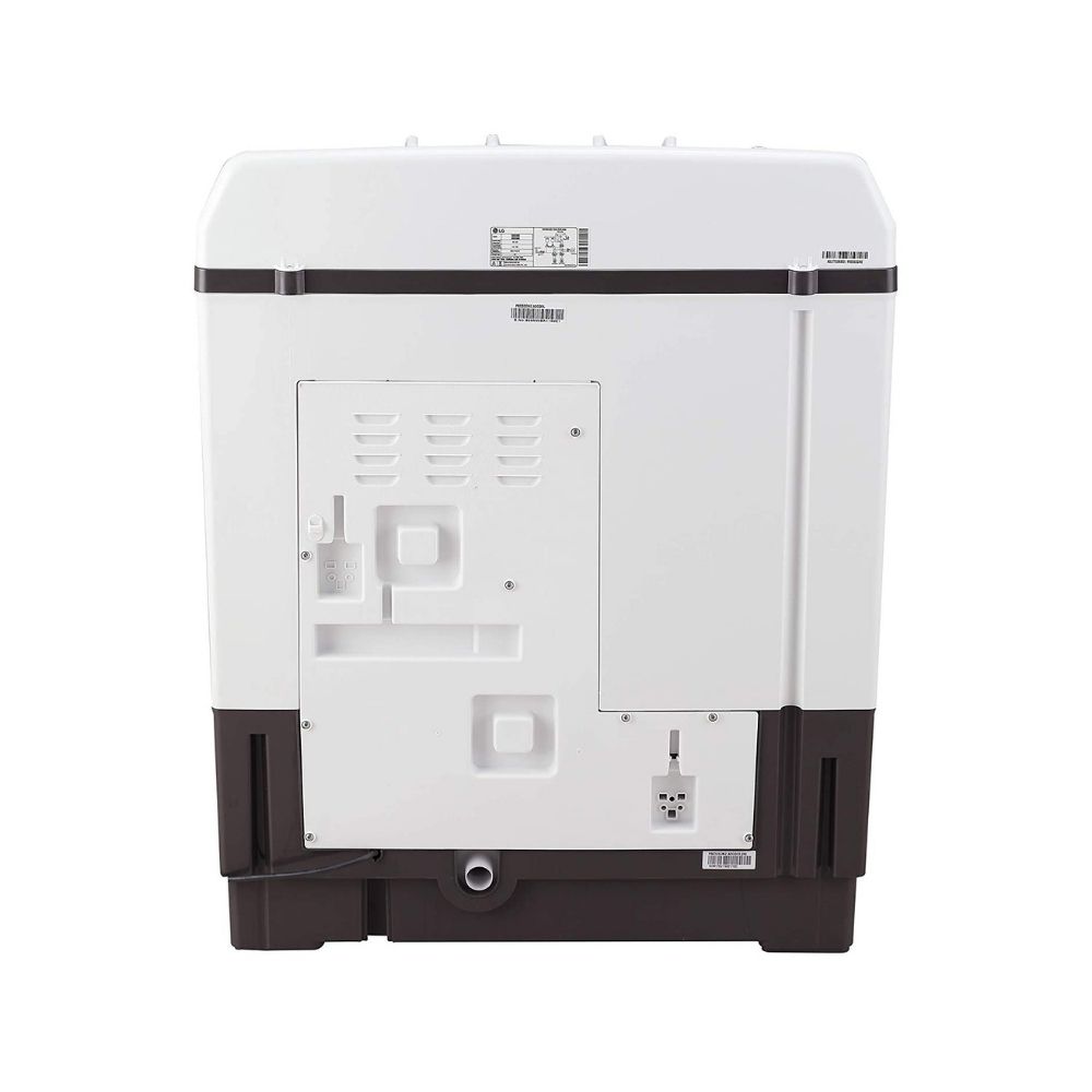 LG 8 kg 5 Star Rating Semi Automatic Top Load Grey, White  (P8035SGMZ)