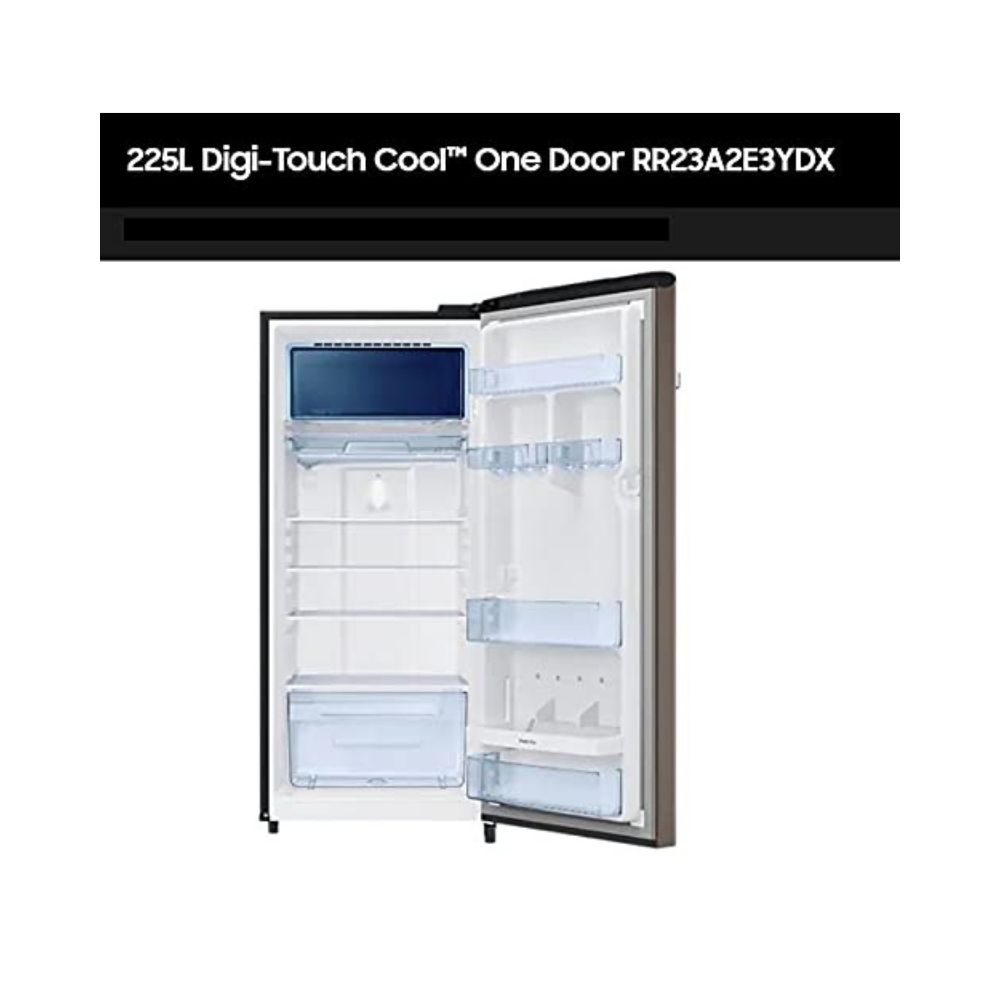 Samsung 225 L 3 Star Inverter Direct cool Single Door Refrigerator(RR23A2E3YDX/HL, Digi-Touch Cool, Luxe Brown)