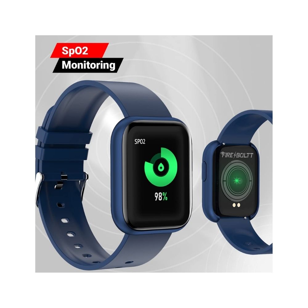 Fire-Boltt Ninja Pro Full Metal SpO2 Smartwatch  (Blue Strap)