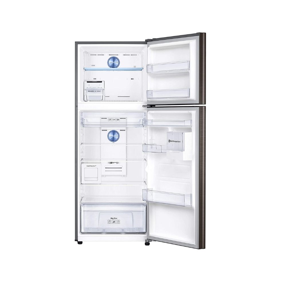 Samsung 407 L 3 Star Inverter Frost-Free Double Door Refrigerator (RT42T5C5EDX/TL, Luxe Brown)