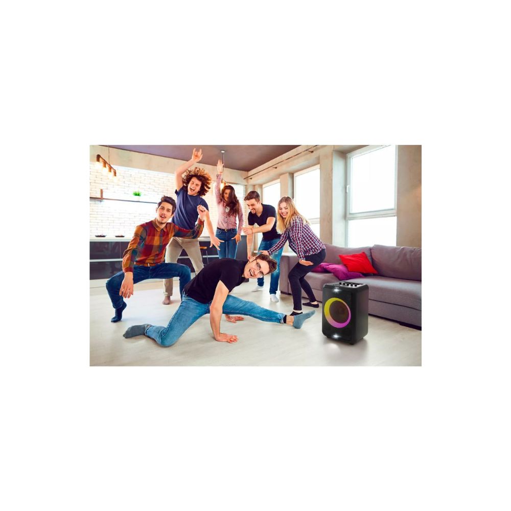 Philips Bluetooth party speaker with Up to 14 hours play time, Deep Bass, Mic and guitar inputs(TAX3206/94)